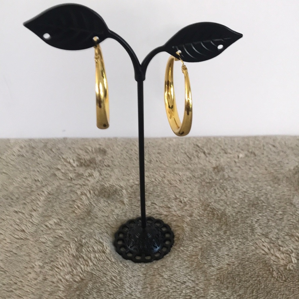 Chic Gold Hoop Earrings